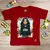 T-Shirt Infantil Vermelha Garota Jesus - comprar online