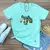 Camiseta Feminina Verde Menta Cristo Vivo Está