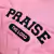 Camiseta Feminina Rosa Praise The Lord - comprar online