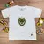 T-Shirt Infantil Branca Coroa Leão Veludo - comprar online