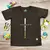 T-Shirt Infantil Marrom Cruz Dourada Jesus Cristo - comprar online