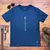 Camiseta Masculina Azul Blessed Vertical - comprar online