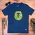 Camiseta Masculina Azul Leão Rosto Dourado - comprar online