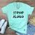Camiseta Feminina Verde Menta Jesus Lives In Me