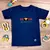 T-Shirt Infantil Azul Jesus Meu Super Herói - comprar online