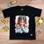 T-Shirt Infantil Preta Menina Orando - comprar online