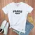 Camiseta Feminina Branca Praise The Lord