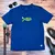 Camiseta Masculina Azul Jesus Peixe - comprar online
