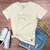 Camiseta Feminina Off White Batimento Coração Dourado