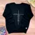 Moletom Preto Jesus Strass - comprar online