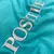 Camiseta Feminina Turquesa Aplique Positive - comprar online