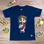 T-Shirt Infantil Azul Jesus Desenho - comprar online