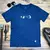 Camiseta Masculina Azul Raminho - comprar online