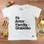 T-Shirt Infantil Branca Fé & Amor Dourado - comprar online