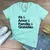 Camiseta Feminina Verde Menta Fé & Amor Dourado
