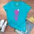 Camiseta Feminina Turquesa Foi Por Você