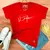 Camiseta Feminina Vermelha É Tempo De Viver A Vida