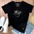 Camiseta Feminina Preta Seja Luz
