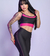 Conjunto Fitness Preto com Detalhe Rosa - comprar online