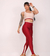 Conjunto Fitness Vermelho com Creme - comprar online