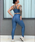 conjunto azul com detalhe branco - comprar online