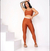 Conjunto terra cota com creme