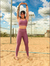 Conjunto Fitness Orquídea com Rosa