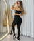 Conjunto Preto com Listra Branca Lateral - comprar online