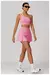 Imagem do Conjunto Short Saia + Top Alça Unilateral Fitness Feminino Sportiva
