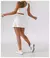 Conjunto Short Saia + Top Alça Unilateral Fitness Feminino Sportiva - Shesfit