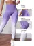 Imagem do Venda quente cintura alta sem costura leggings gradiente bunda levantamento calças de yoga malha elástica oco para fora fitness esporte leggings feminino