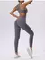Macacão Fitness Feminino com Zipper e Costas Aberta Cremezit - comprar online