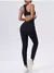 Macacão Fitness Feminino com Zipper e Costas Aberta Cremezit - Shesfit
