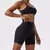 Short Fitness Feminino de Cintura Alta Espartério - Shesfit