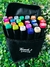 SET DE FIBRONES DOBLE PUNTA X24 CON ESTUCHE - comprar online