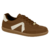 Tênis feminino casual Vizzano na cor capuccino com detalhes em branco
