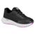 Tênis Molekinha Infantil Casual Preto Roxo e Prata com Light Foam – confortável, leve e estiloso para meninas