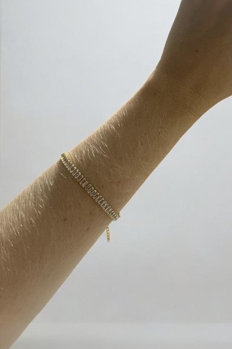 Pulseira Riviera Baguete Transparente - comprar online
