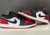 Air Jordan 1 Low Bred Toe 2.0 na internet