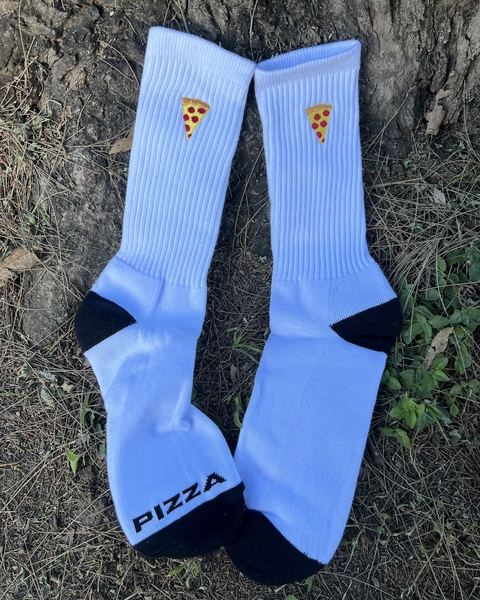 Medias blancas pizza