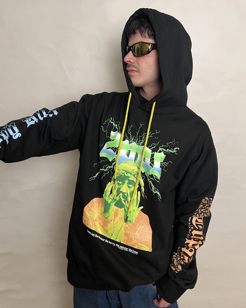 Buzo capucha tupac