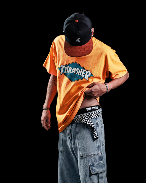 Remera Thrasher Amarilla Logo