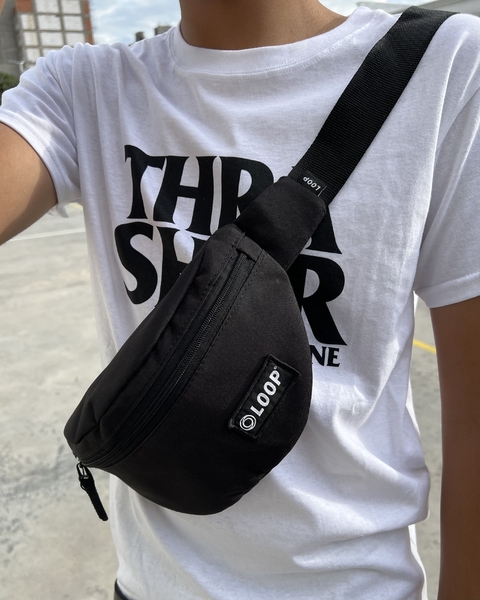 Riñonera loop full black