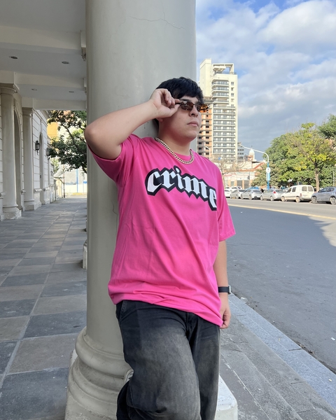 Remera Crime Fucsia