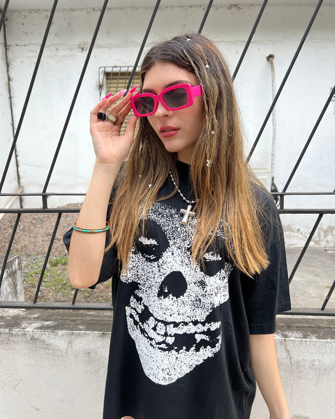 Gafas Fucsias cuadradas