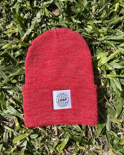 Gorro Lana rojo loop