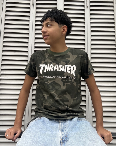 Remera Thrasher Camuflada