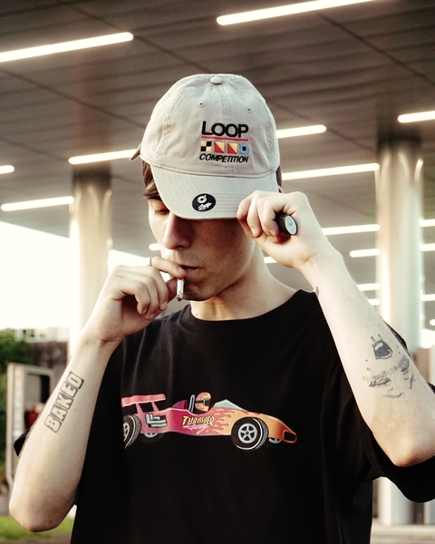 Gorra polo loop beige - comprar online