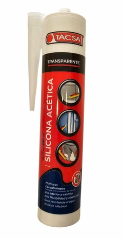Silicona Acética 280ml - Tacsa - comprar online