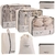 Bolsas Organizadoras Impermeáveis 7 peças – Kit Essencial para Viagem